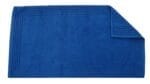Tapis de bain bleu royal