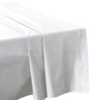 Drap plat blanc