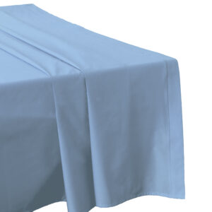Drap plat bleu ciel