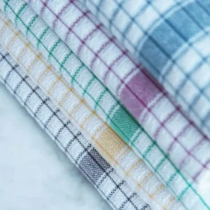 Torchon gaufrex carreaux