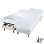 drap housse lit articulé uni/ drap housse articulé
