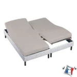 Drap housse uni coton percale 2x70x190 Lingorama – Image 10