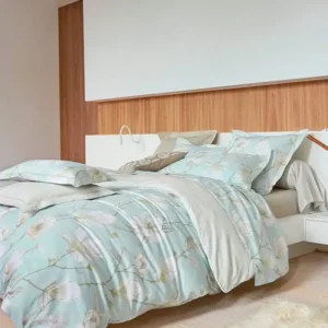 Parure coton blanc des vosges marly