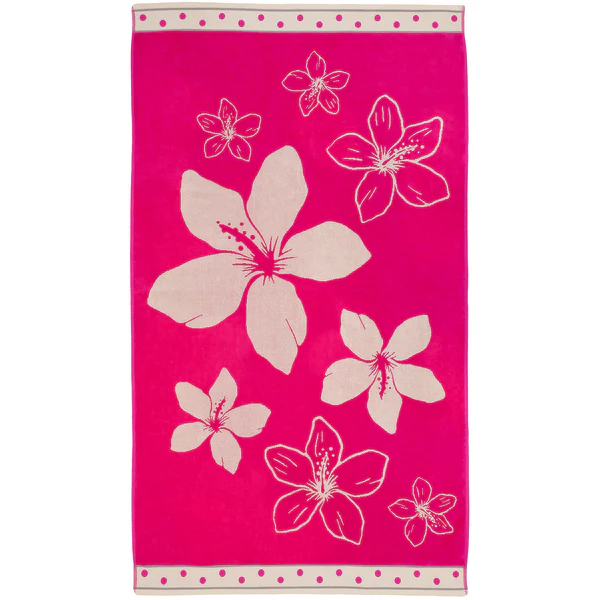 serviette-de-plage-eponge-velours-jacquard-wasaga drap plage 100x175 coton 470 gr