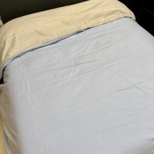 housse de couette coton uni bicolore
