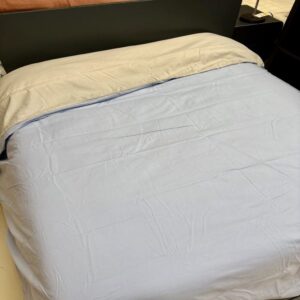 housse de couette bicolore