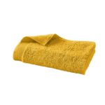 Linge_de_bain_uni_curry_serviette_invite 600 gr
